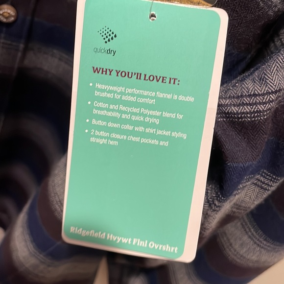 COPY - Marmot Ridgefield Hvywt Flannel Size XL Shirt, NWOT - Picture 11 of 16